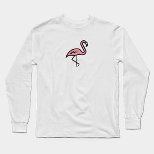 Cute Flamingo silhouette Long Sleeve T-Shirt